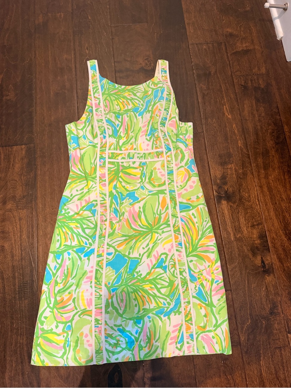 Lilly Pulitzer Multi-Color Tropical Print Sleeveless Dress